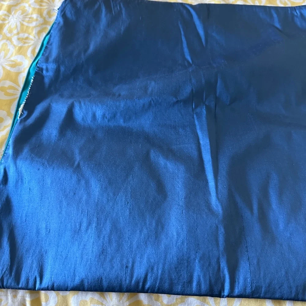 Set of Two Royal/Bright blue pillow covers